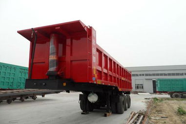 2014年5月 二手后翻定做全新半掛車廠家直銷，價(jià)格面議，二手包銷售